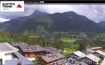 Slika pregleda web-kamere Kitzbuhel - Hotel Schloss Lebenberg